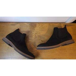 Nordstrom 1901 Deep Brown Leather Chelsea Boots